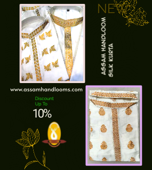 Handloom Design Silk Kurta for Man 